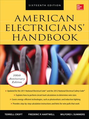 cover image of American Electricians Handbook